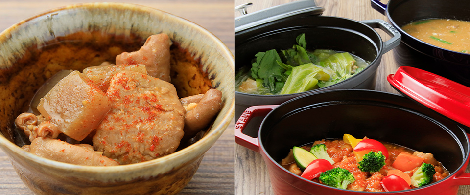 A variety of satisfyingly large dishes especially